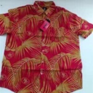 San Francisco 49Ers Button Down Shirt Size Large